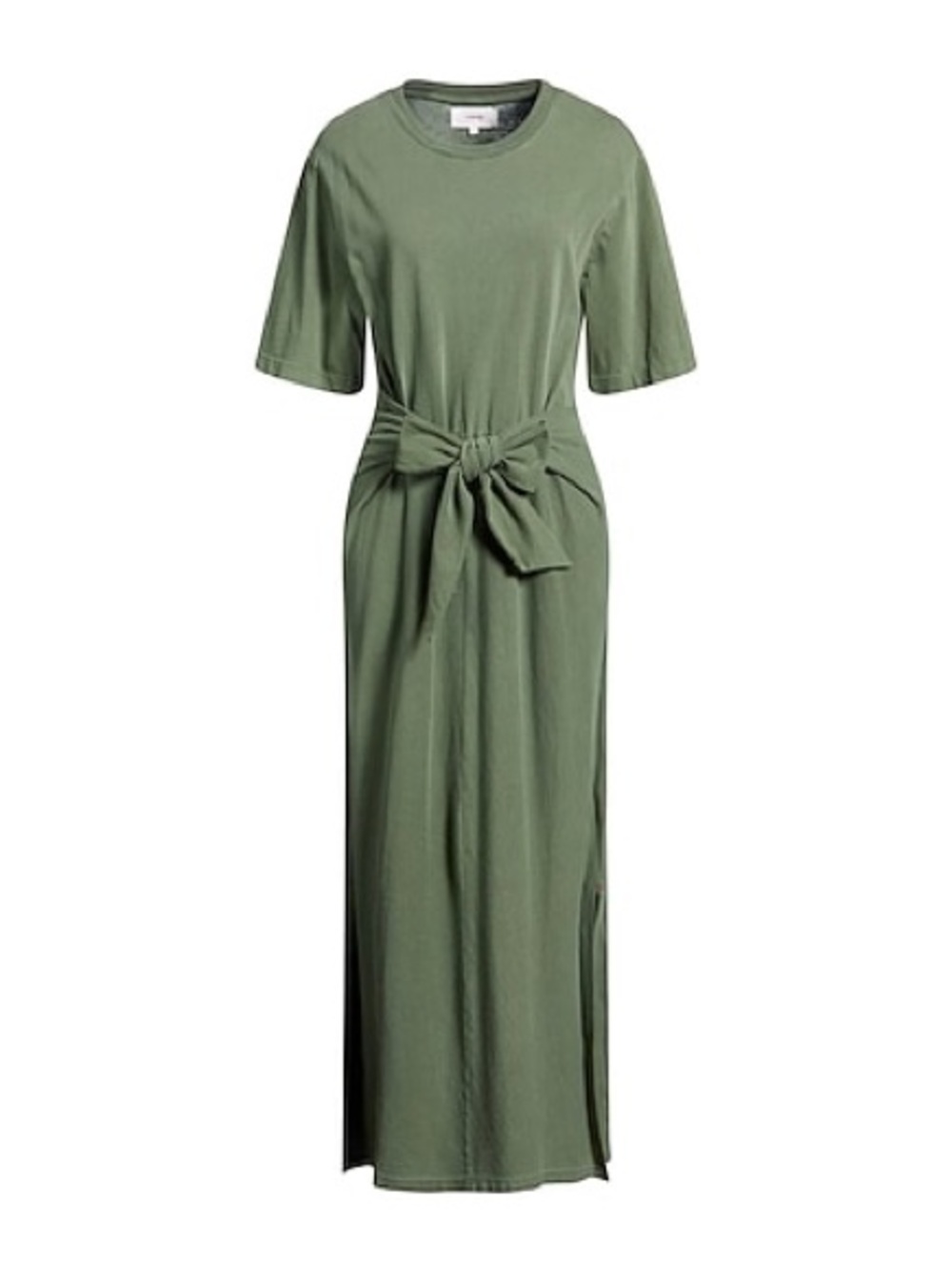XiRENA Olive Tie-Front Maxi Dress